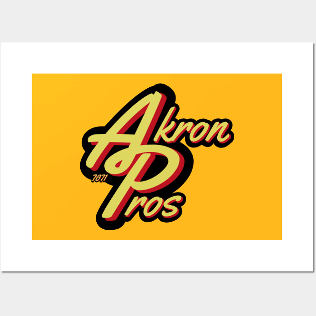 Modernized Akron Pros Wall Art by 7071